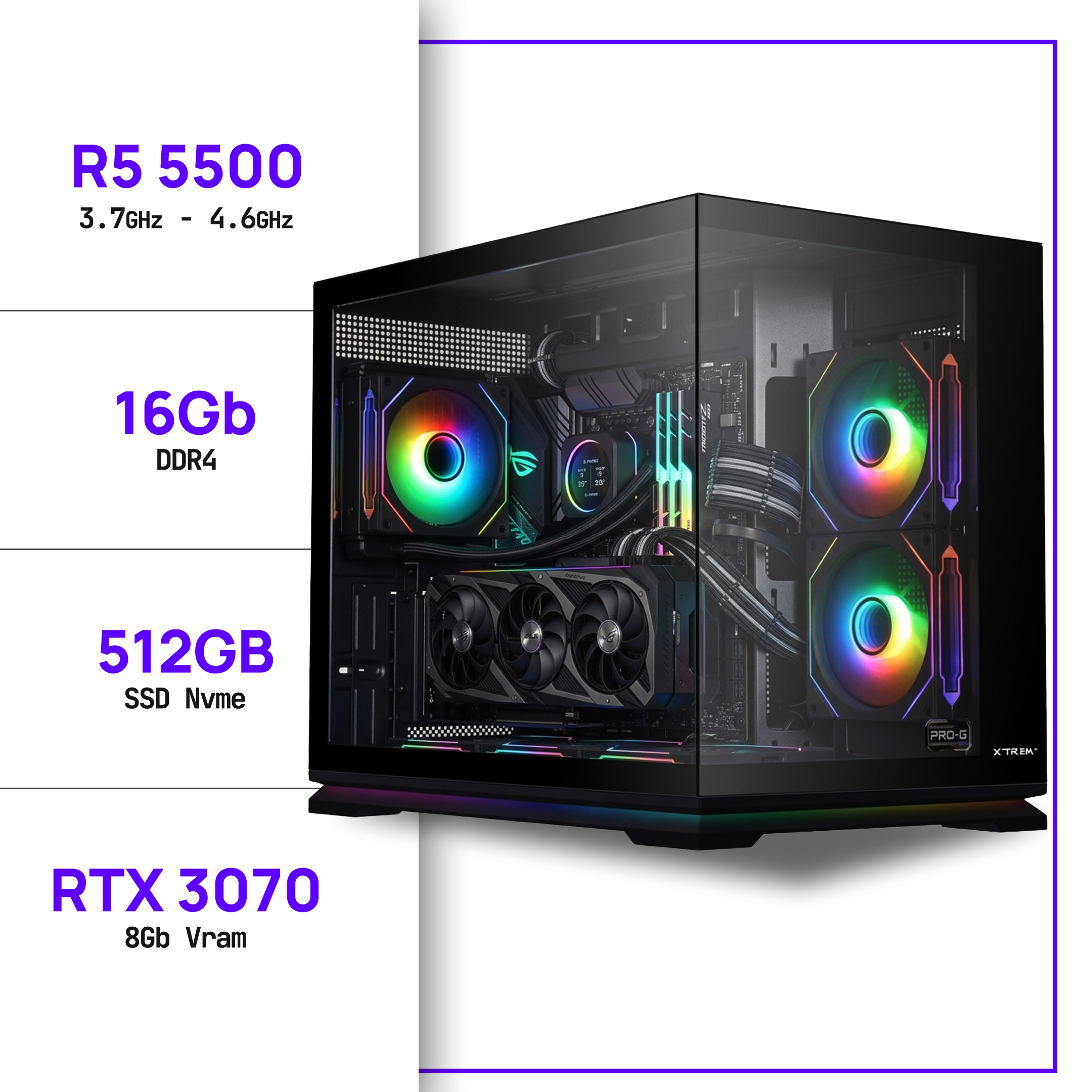Gaming PC R5 5500 - RTX 3070